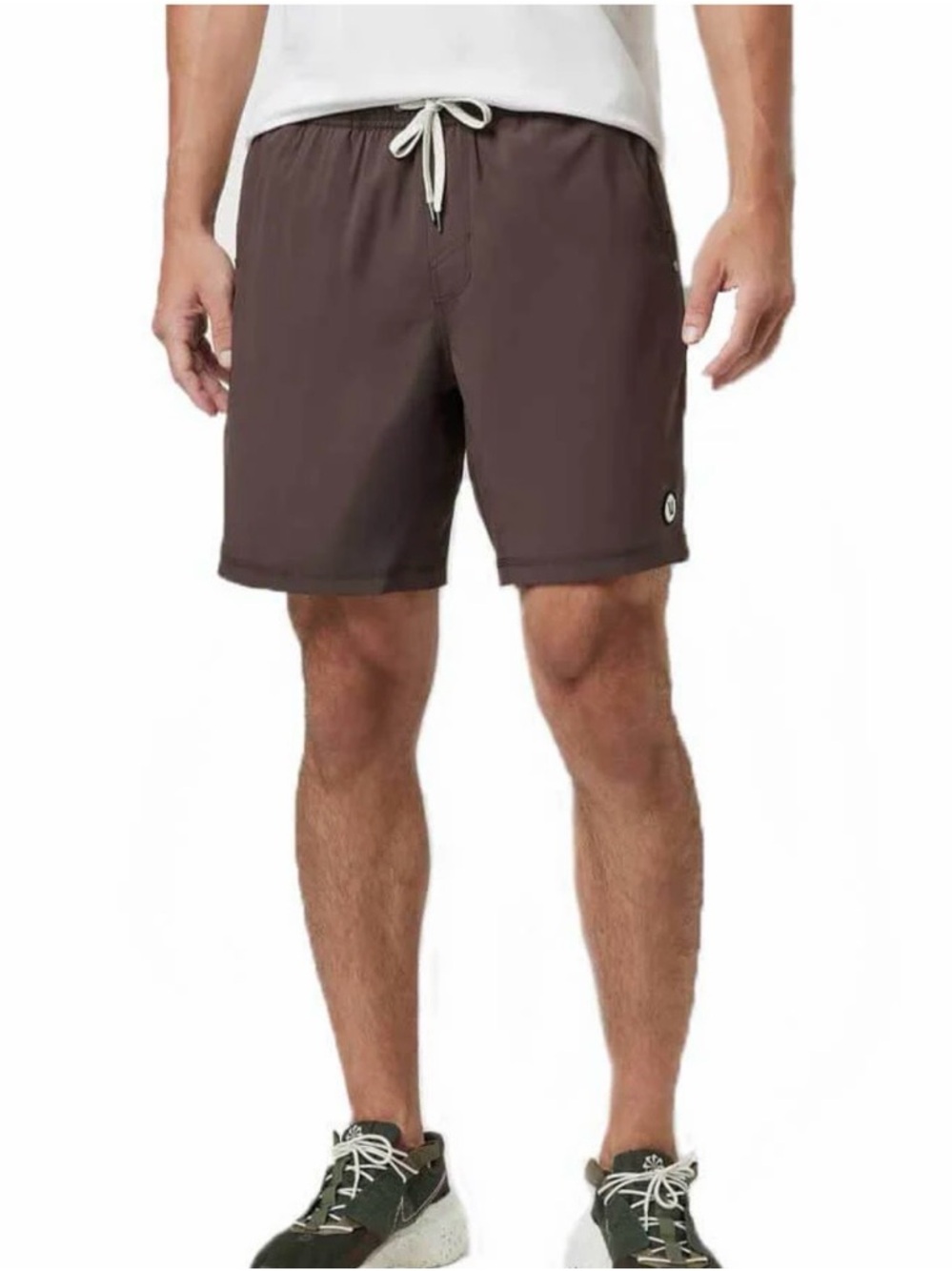 Vuori Kore Short Lined Burgundy Black 6 inch stretch lined classic fit mens sz S